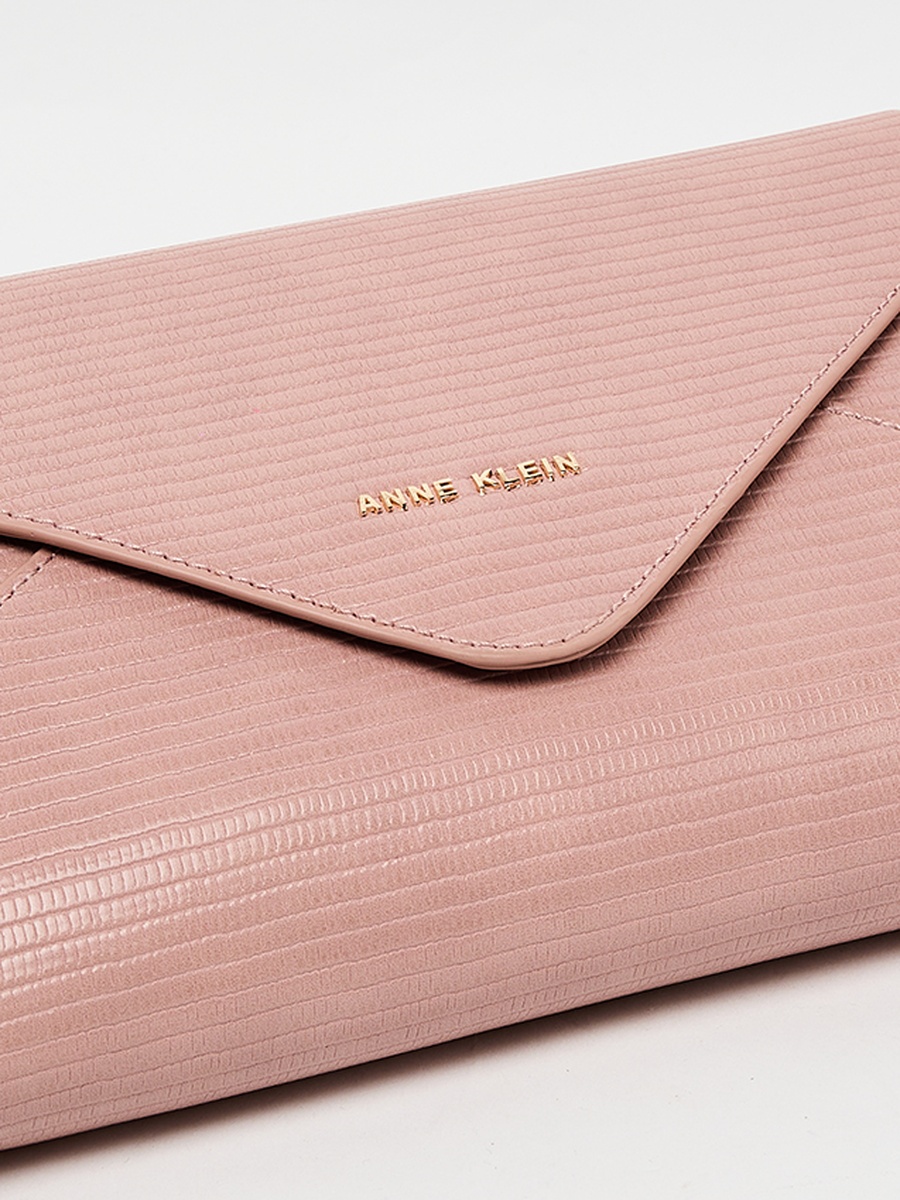 Croc Textured Flap Clutch