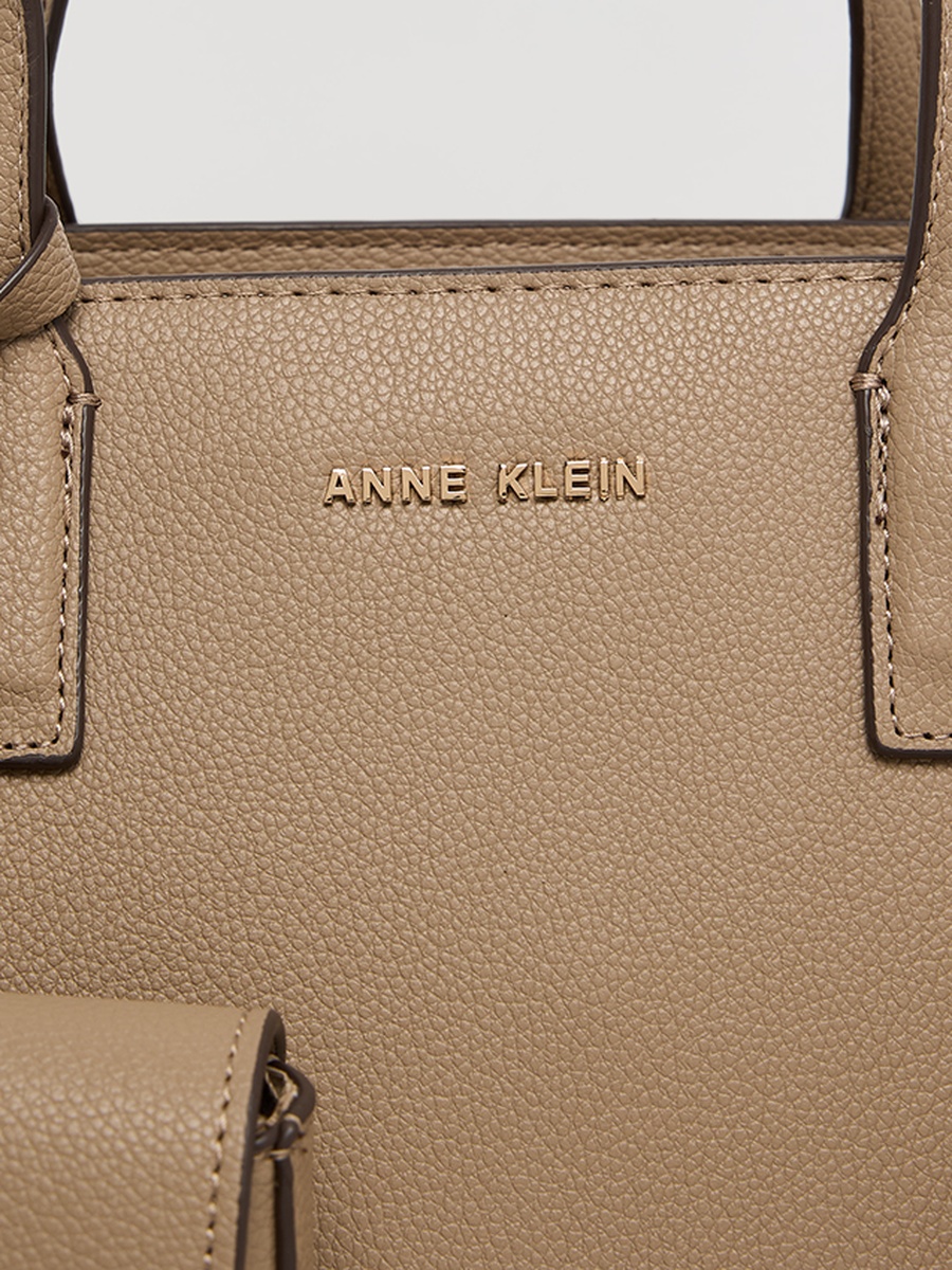 Textured Scarf Detail Satchel Bag
