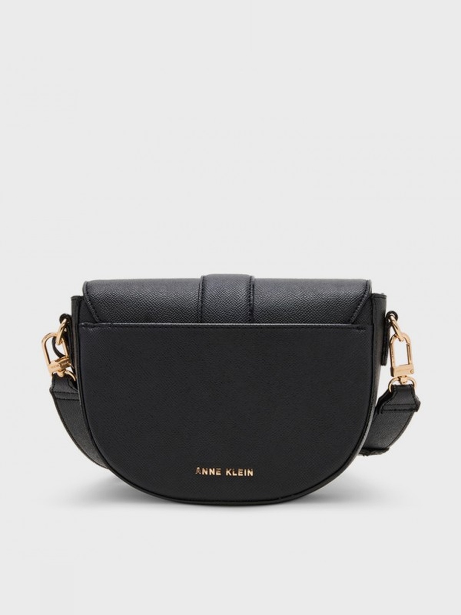 Textured Flap Crossbody Bag