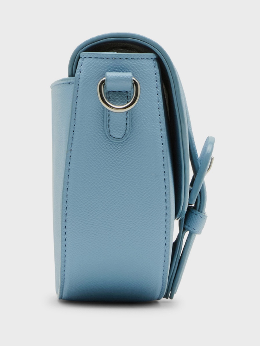 Textured Flap Crossbody Bag