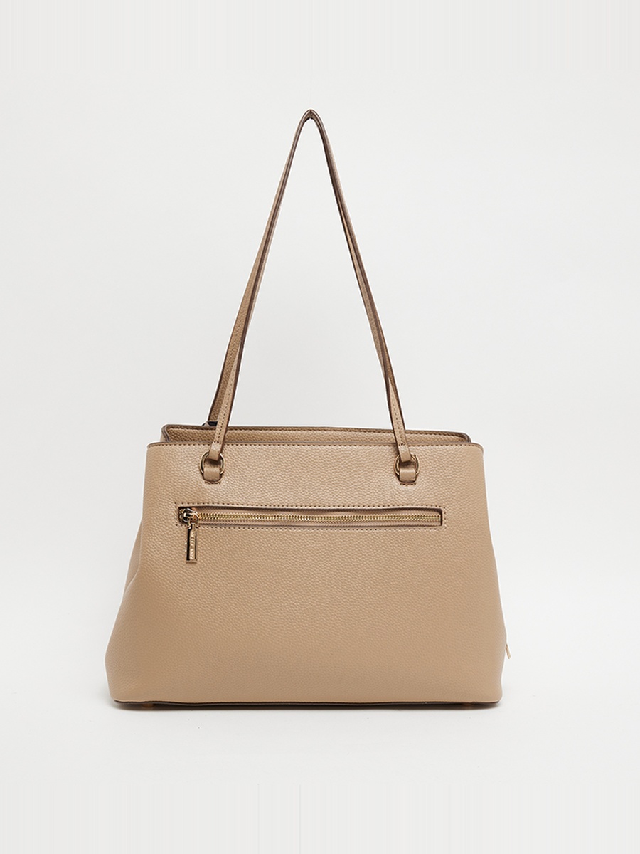 Textured Satchel Bag