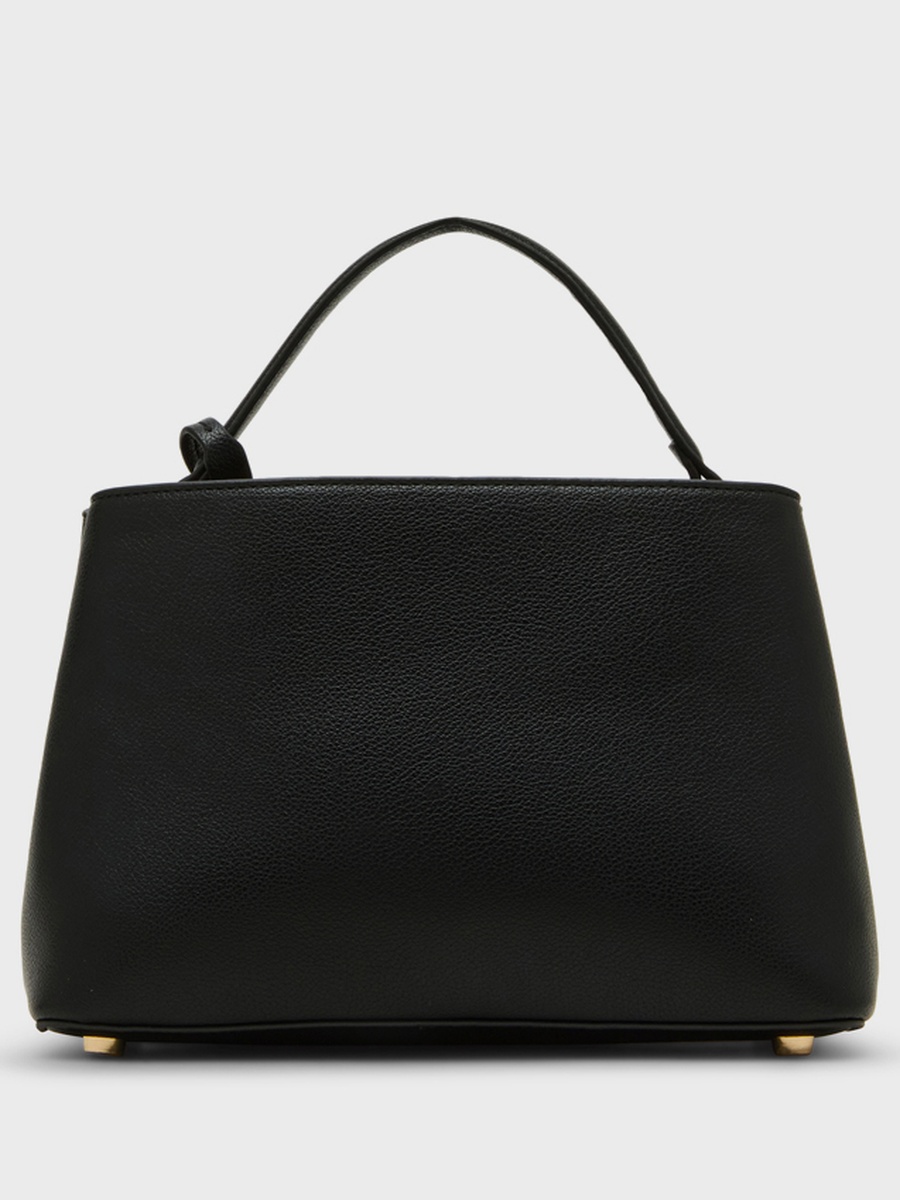 Textured Twist-Lock Handheld Bag