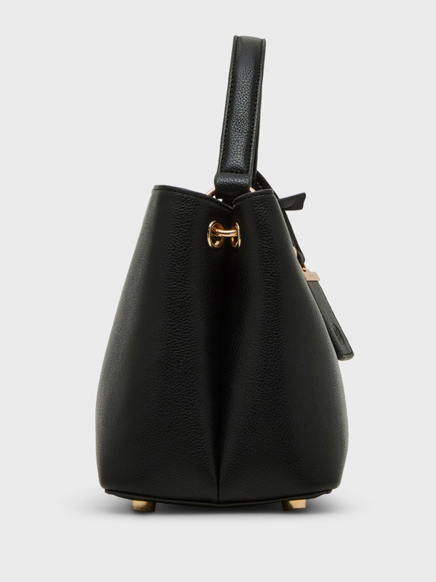 Textured Twist-Lock Handheld Bag