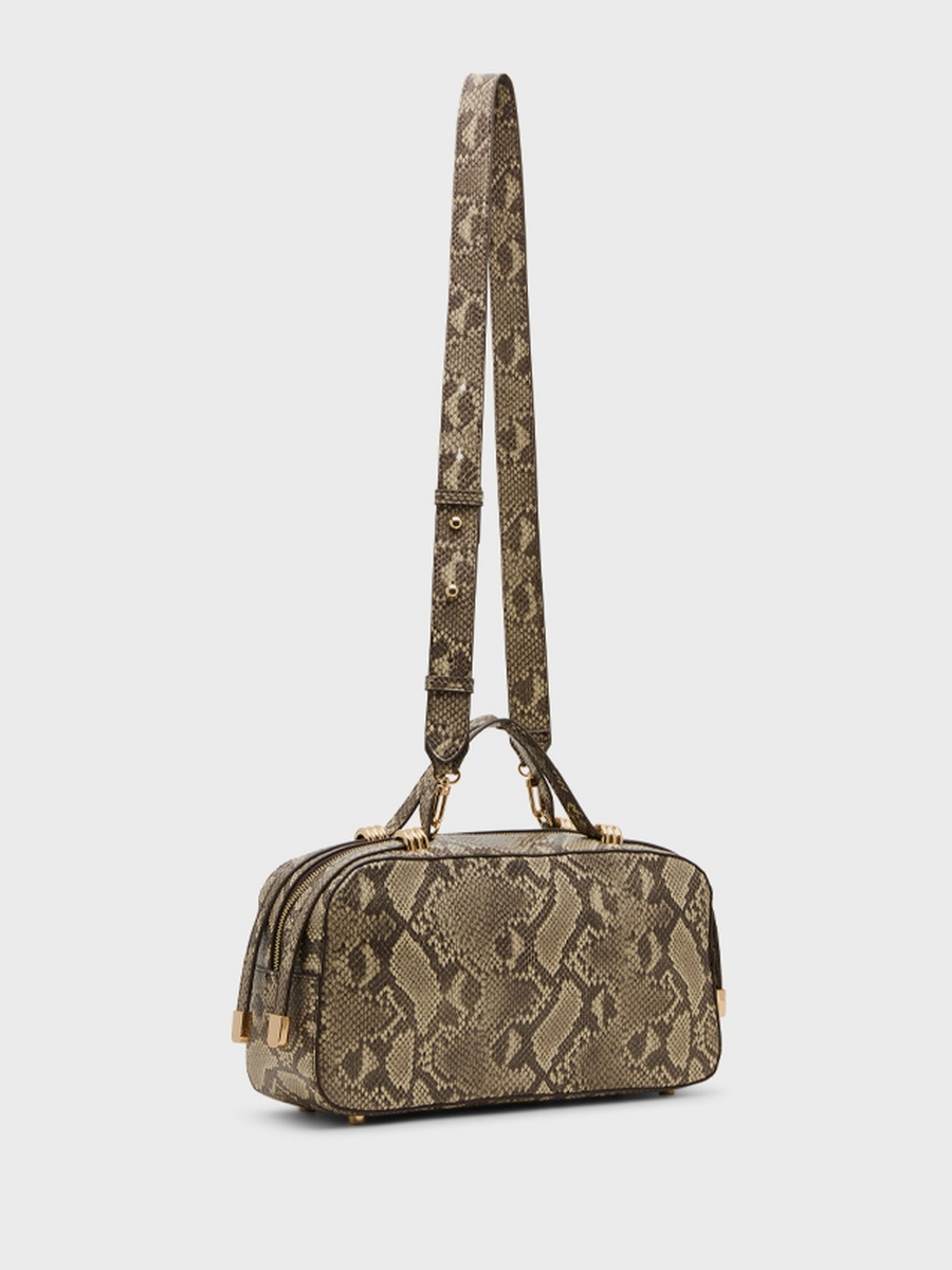 Snake Patterned Handheld Bag