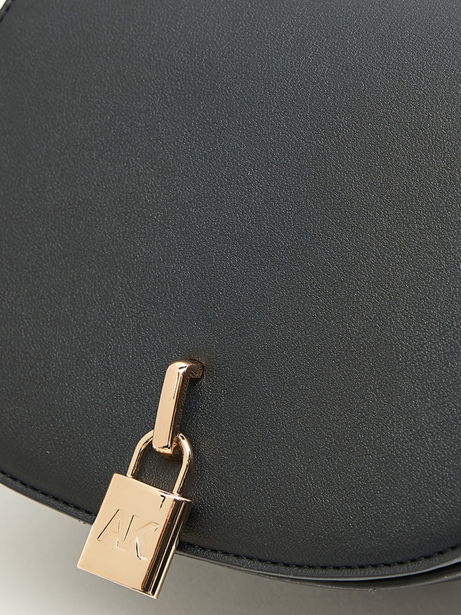 Logo Detail Scarf Detail Flap Shoulder Bag