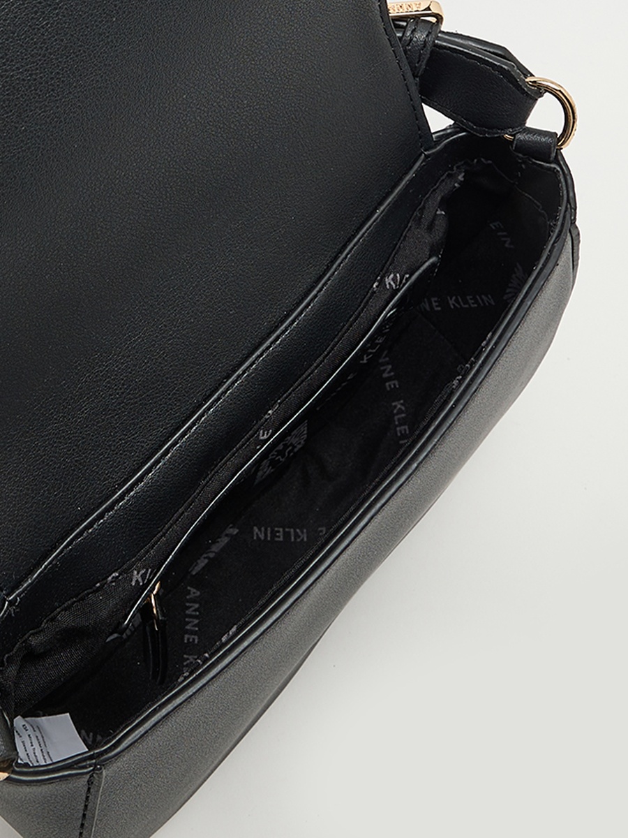Logo Detail Scarf Detail Flap Shoulder Bag