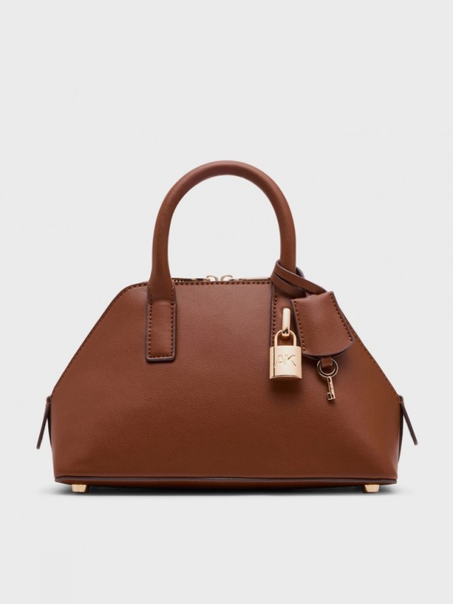 Textured Zippered Shoulder Bag