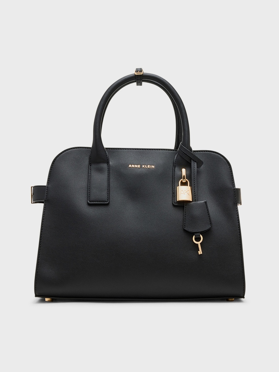 Logo Detail Satchel Bag with Purse