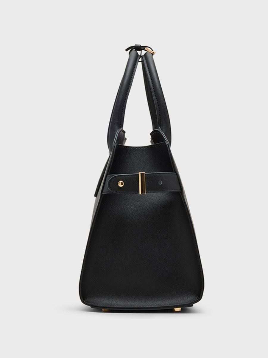 Logo Detail Satchel Bag with Purse