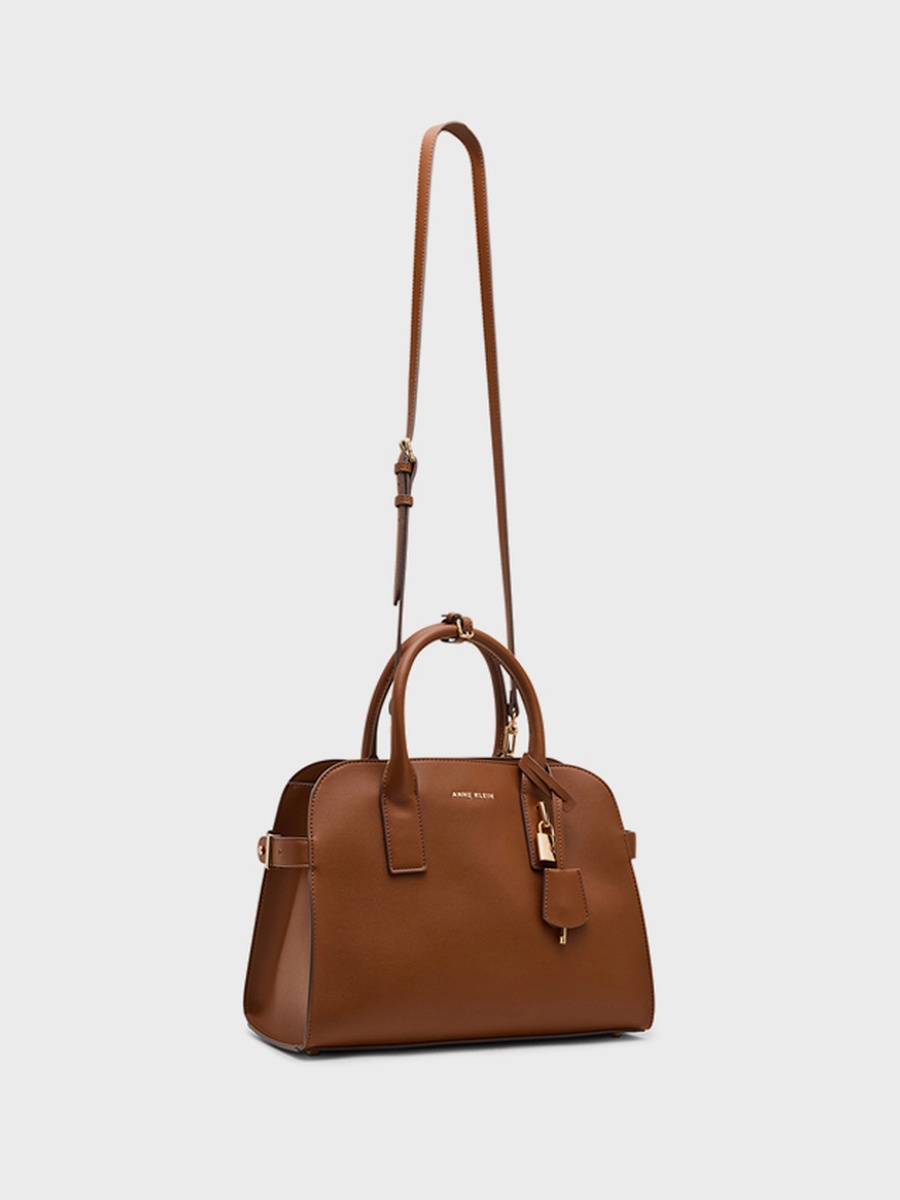 Logo Detail Satchel Bag with Purse