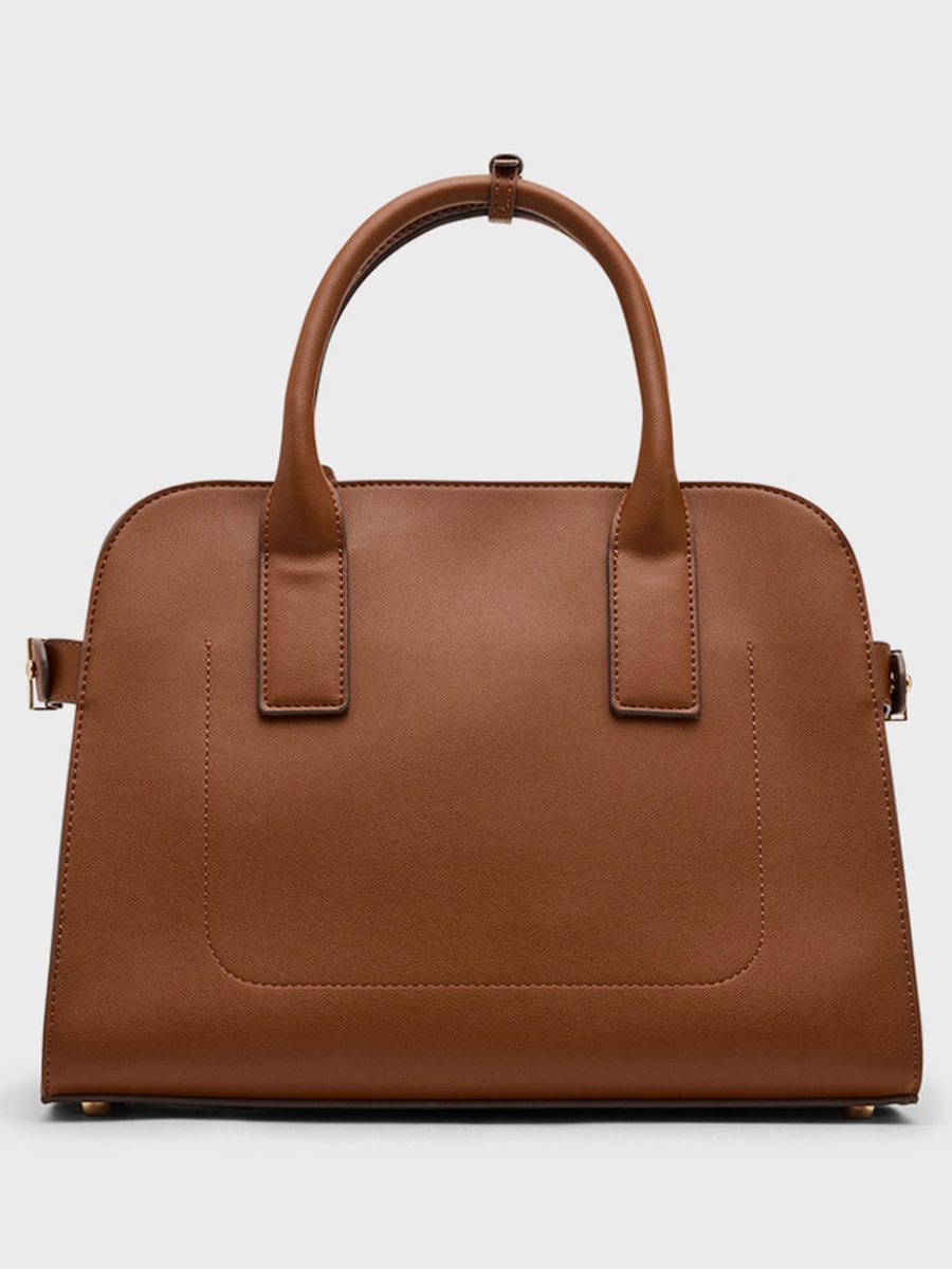Logo Detail Satchel Bag with Purse