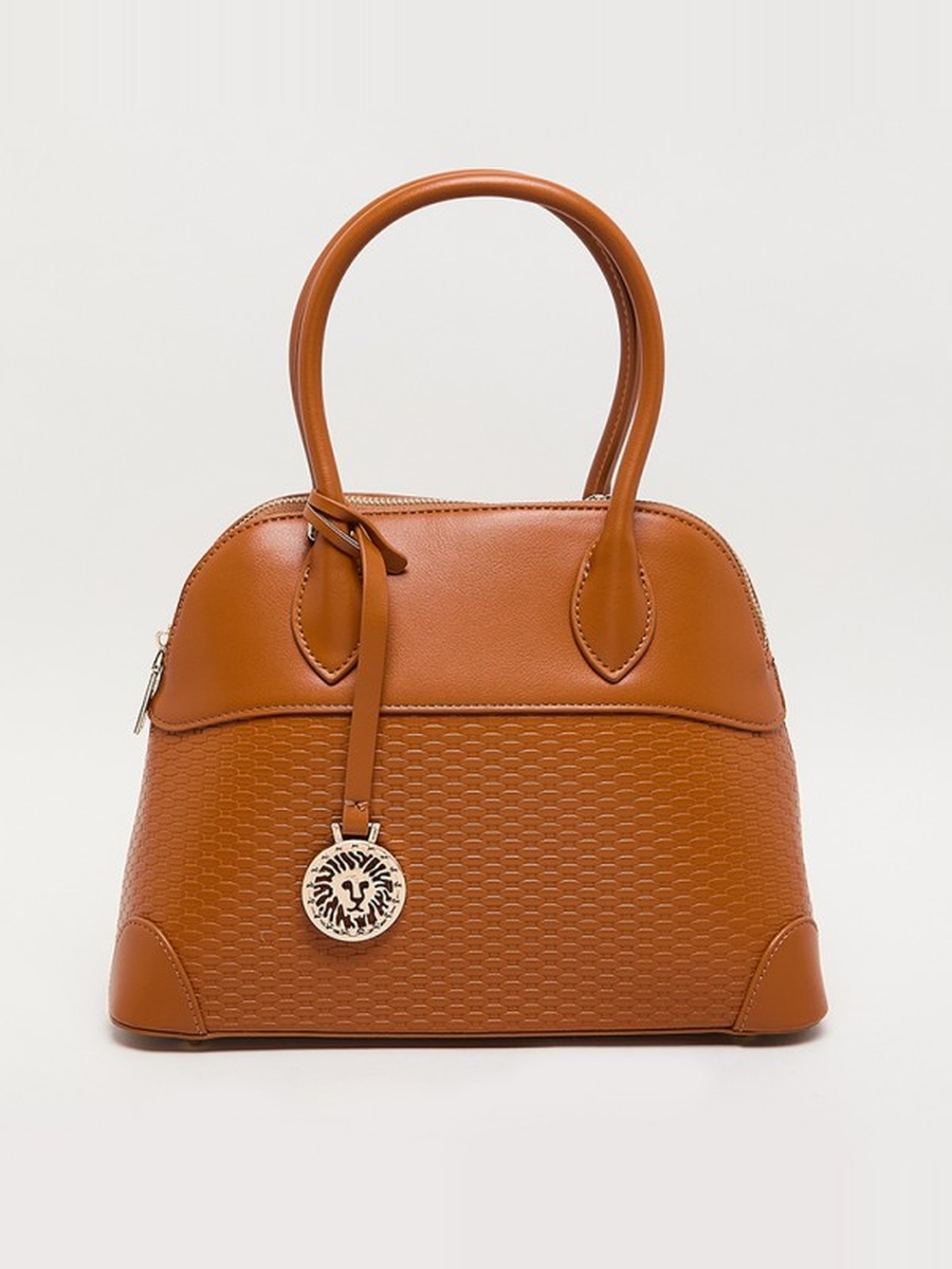 Textured PU Satchel Bag