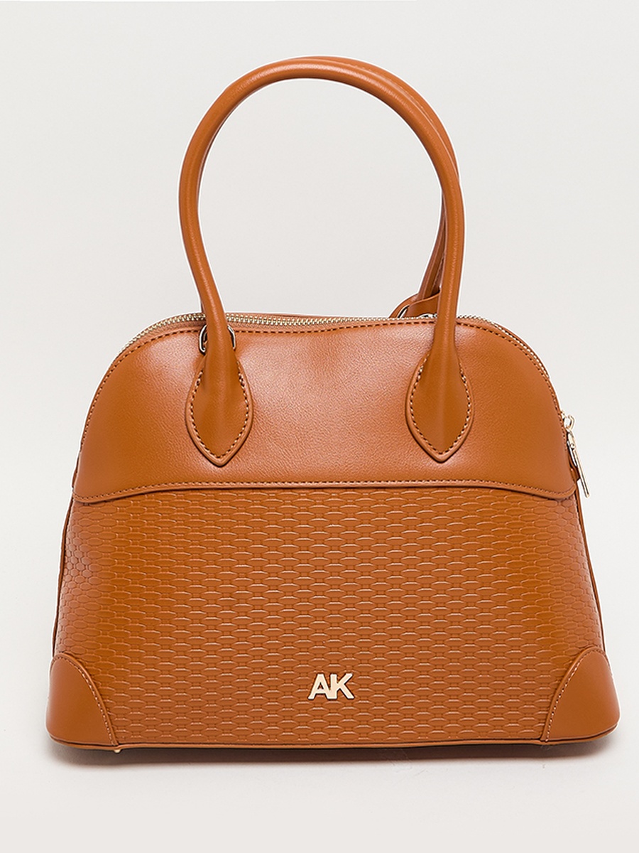 Textured PU Satchel Bag