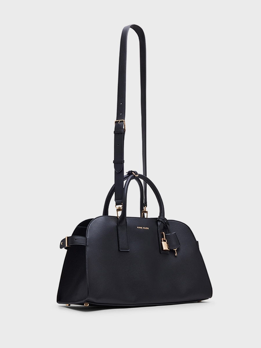 Logo Detail Satchel Bag with Purse