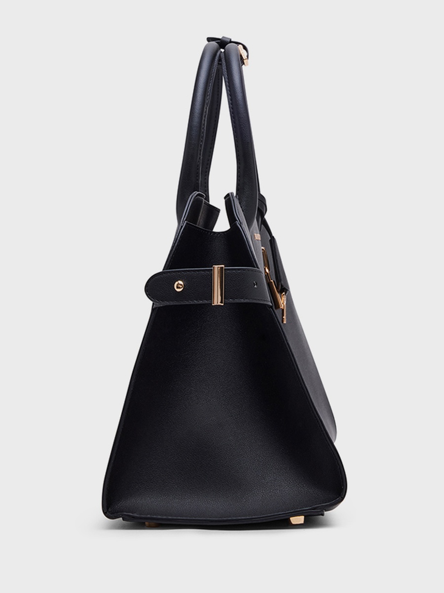 Logo Detail Satchel Bag with Purse