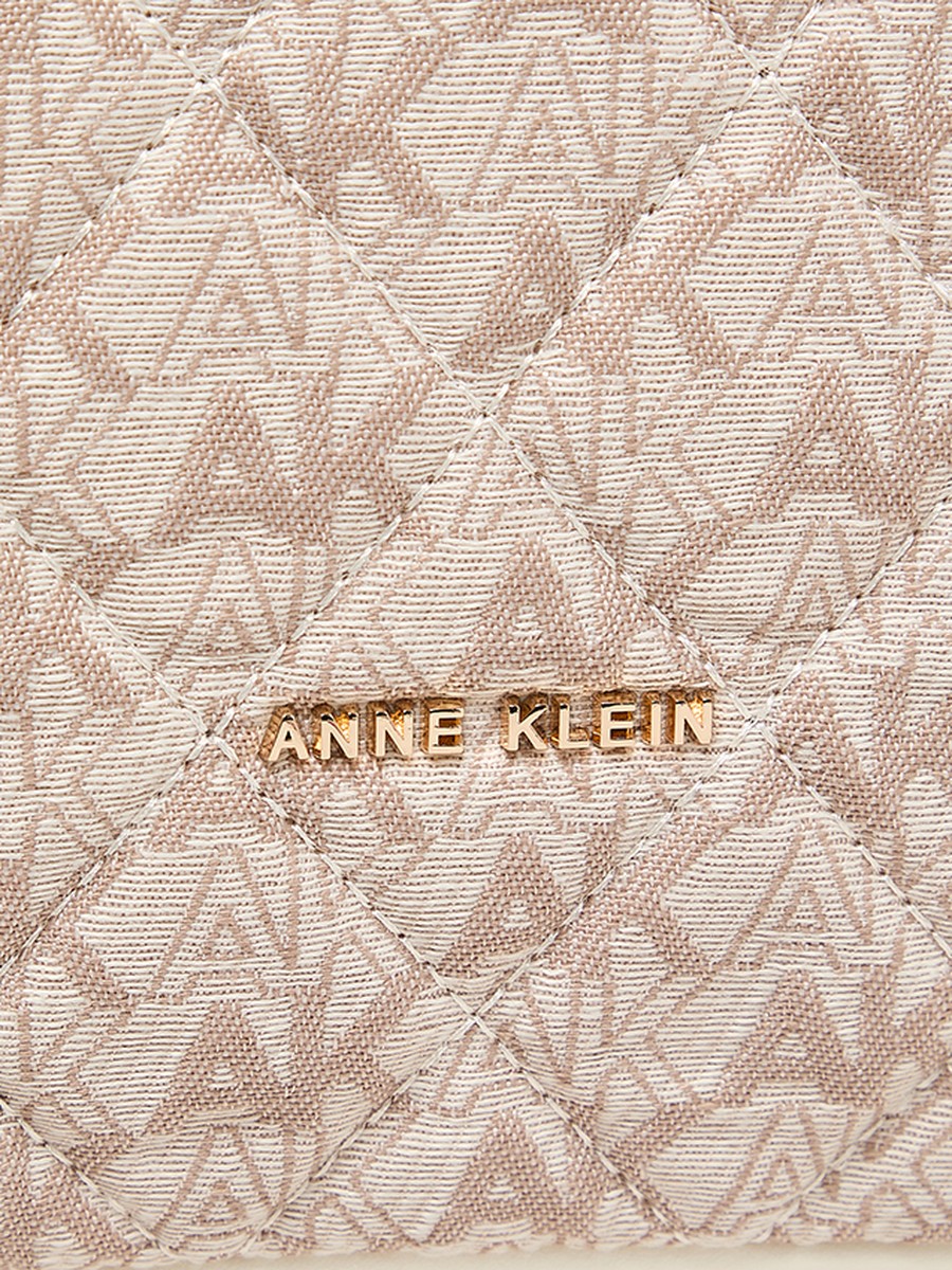 Monogram Patterned PU Shoulder Bag