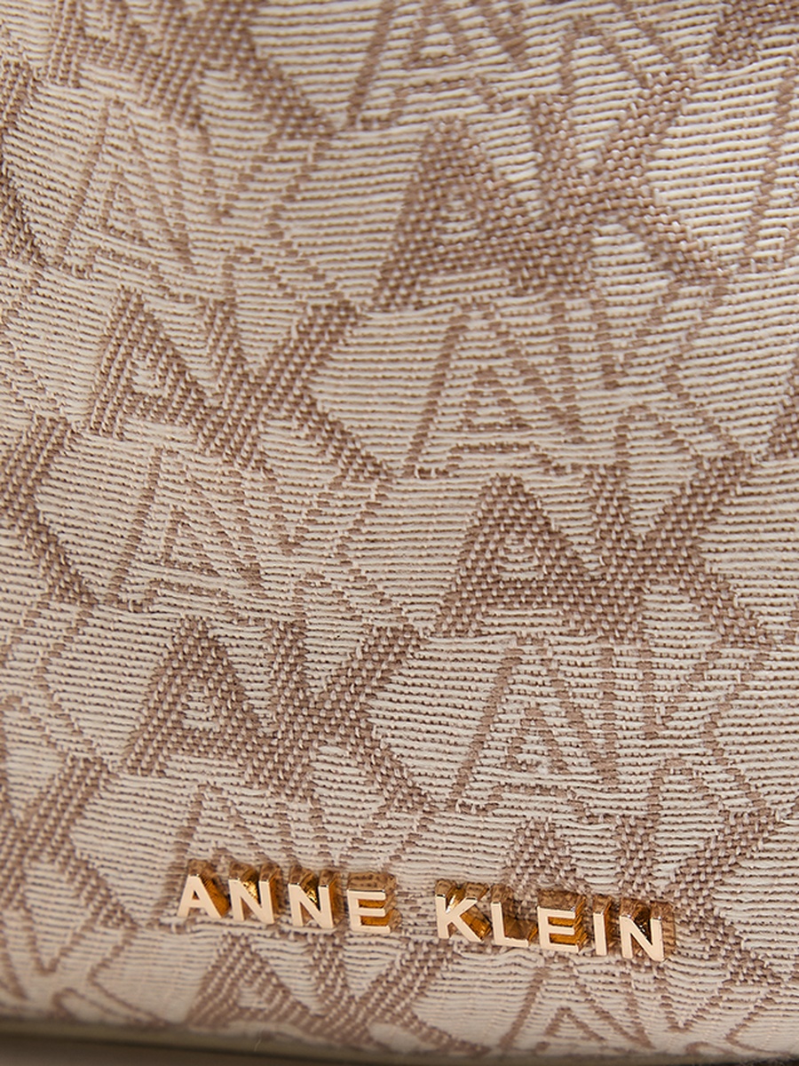 Monogram Patterned PU Bucket Bag