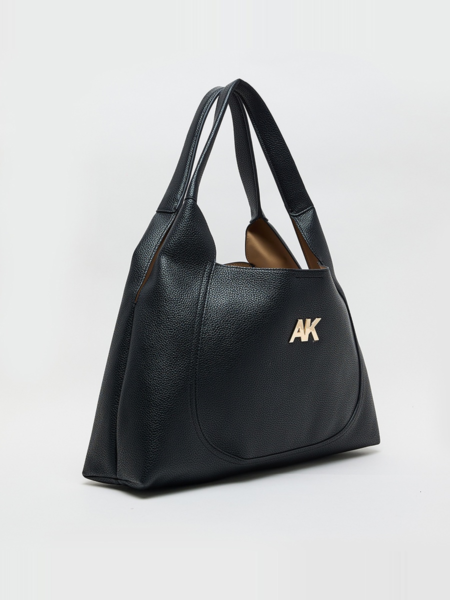 Monogram PU Tote Bag Set