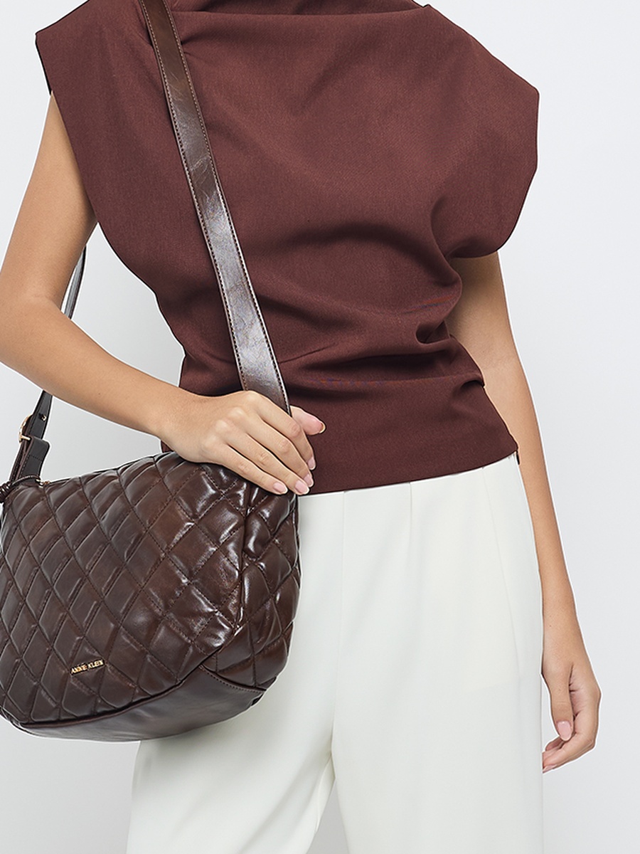 Quilted Pu Crossbody Bag
