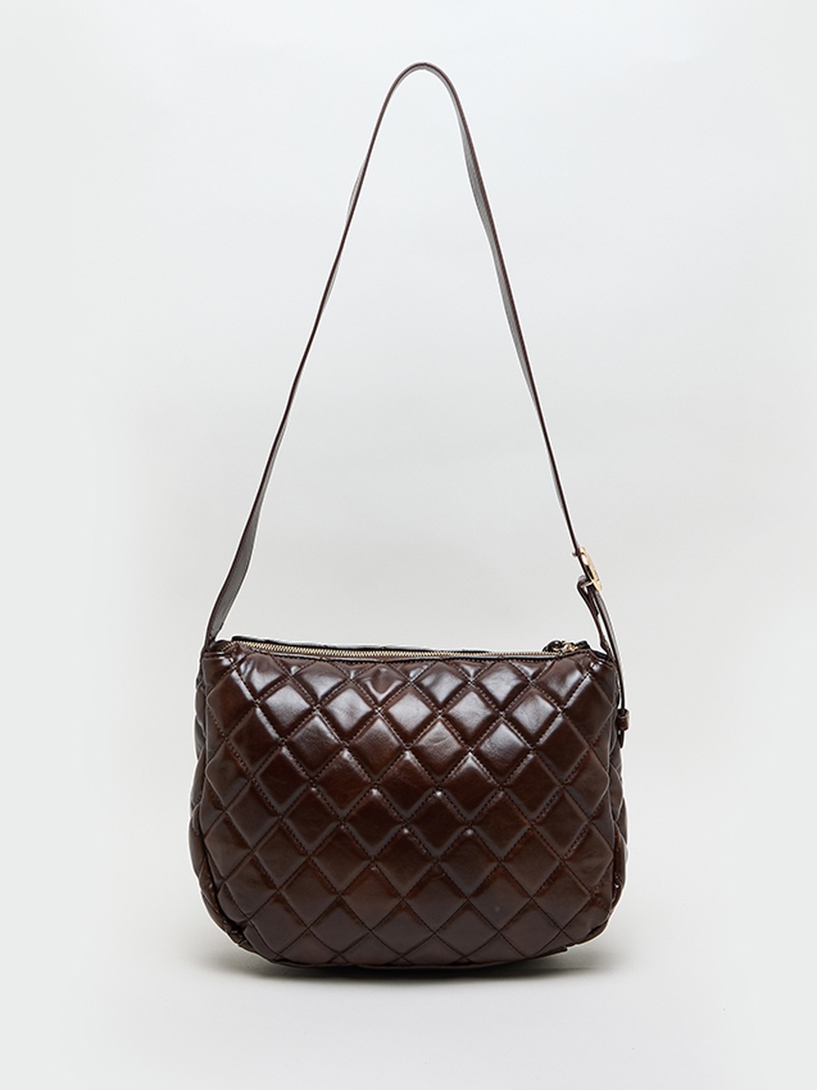 Quilted Pu Crossbody Bag
