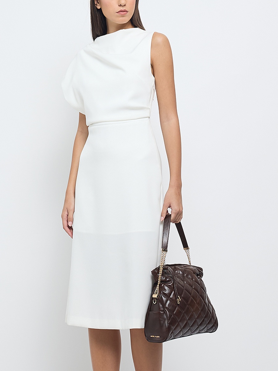 Quilted Chain Strap Tote Bag