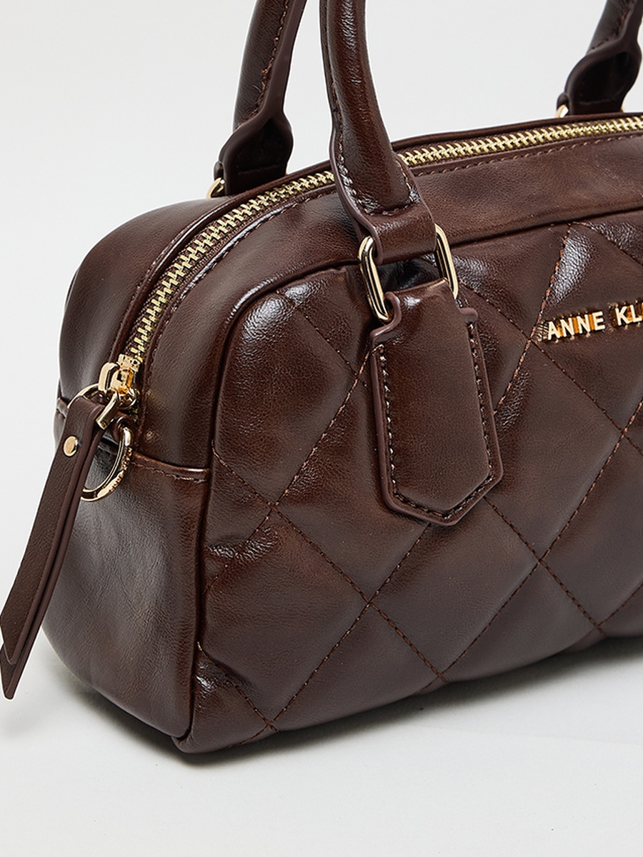 Quilted Pu Handheld Bag