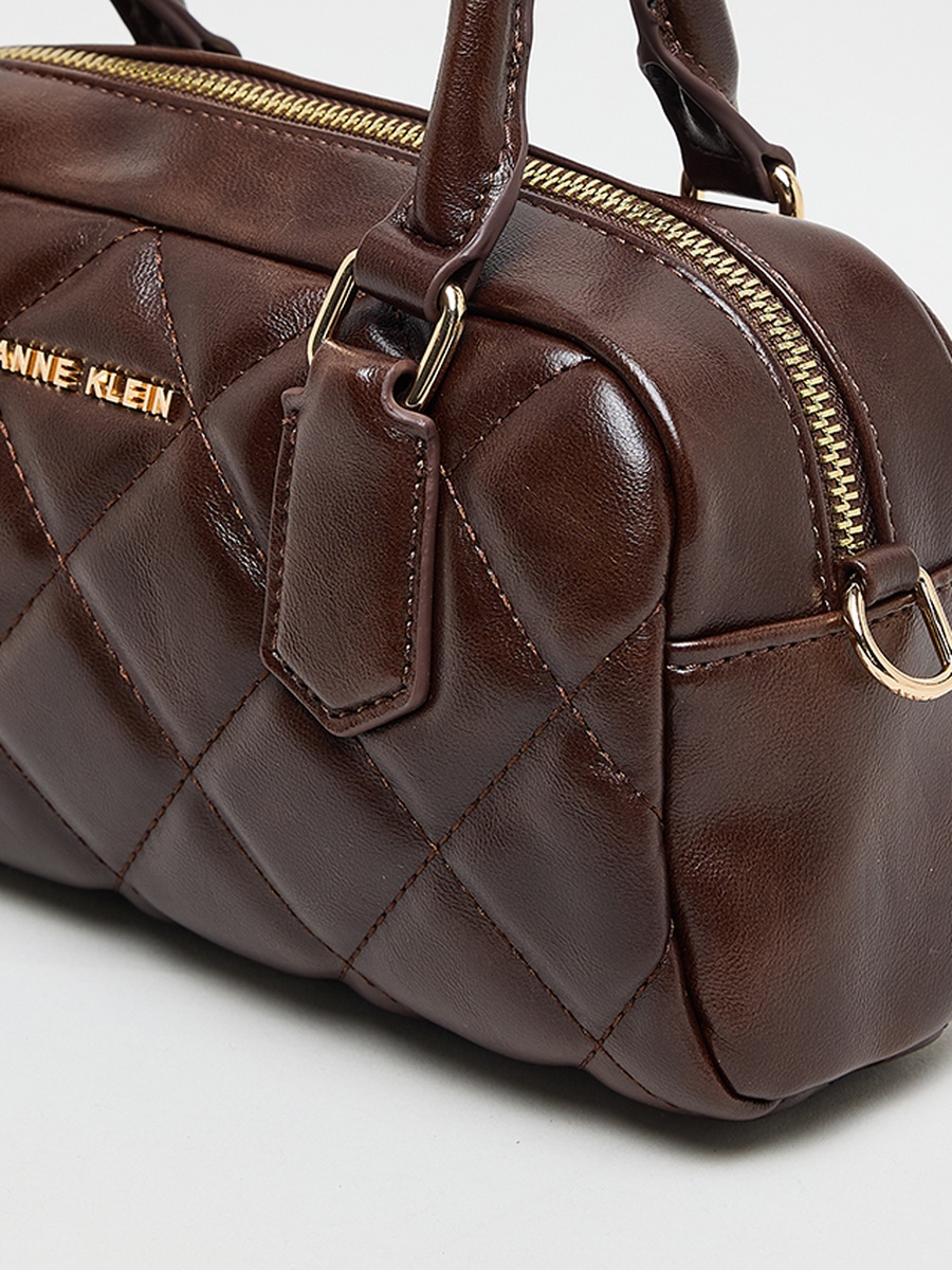 Quilted Pu Handheld Bag