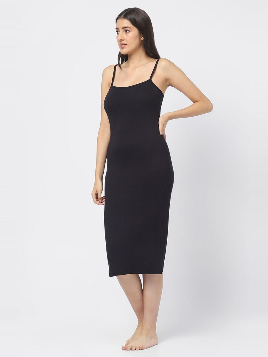 Plain Midi Slip Dress