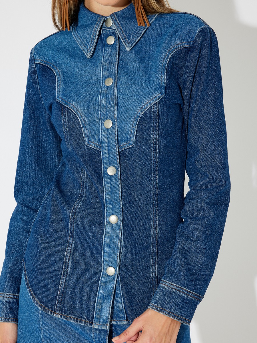 Oversized Denim Shirt