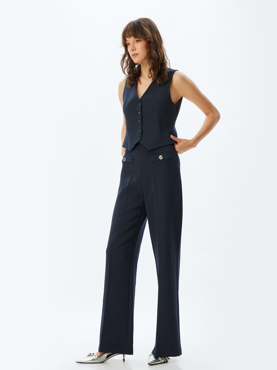 High Rise Suit Pants