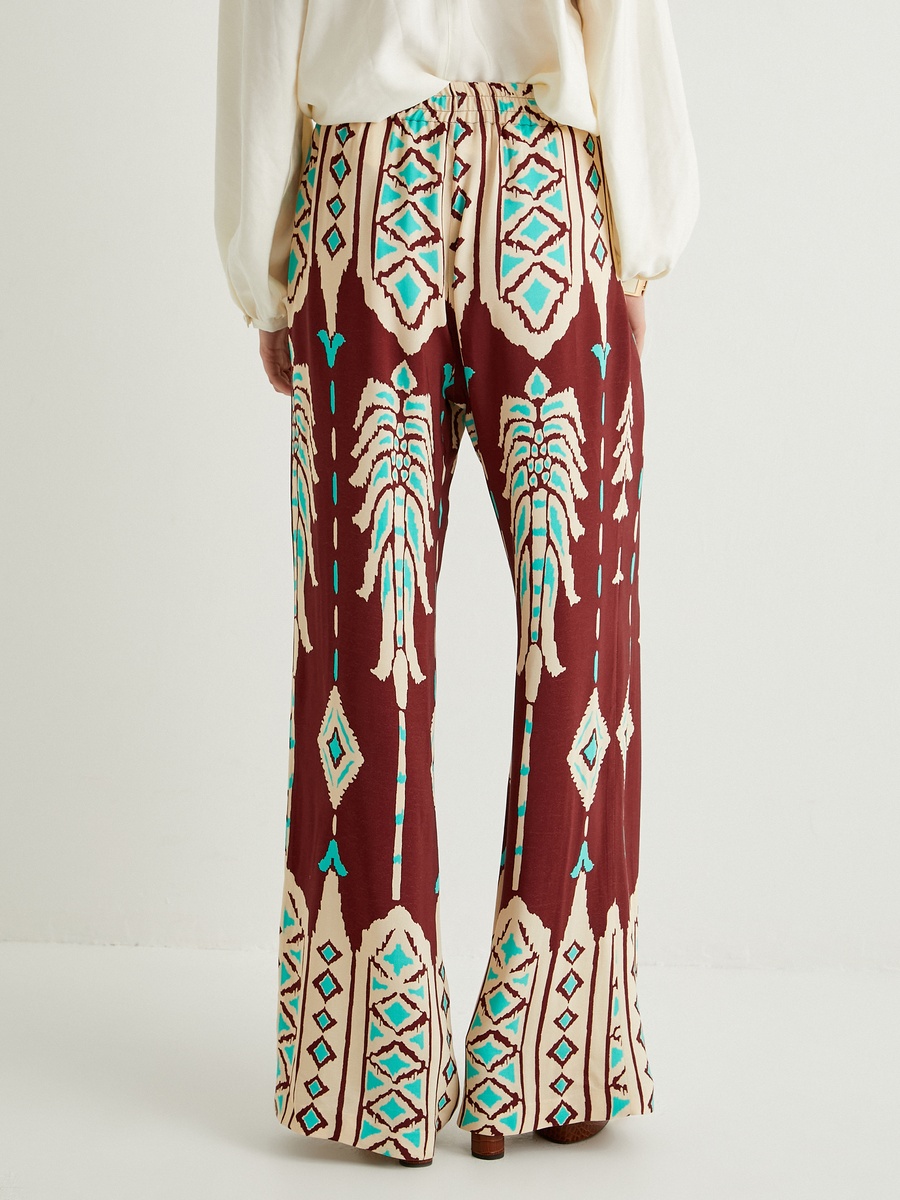 Ethnic Wide Leg Pants