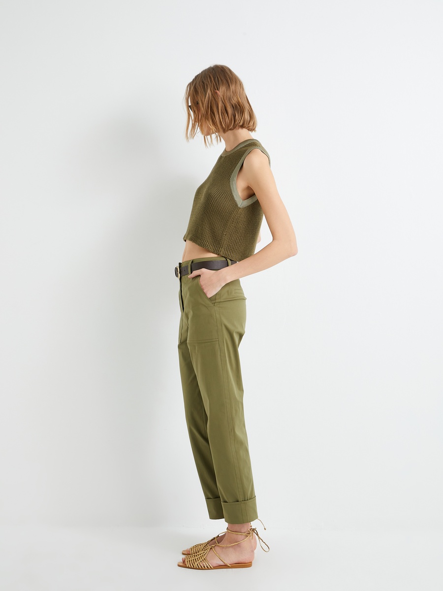 High Rise Carrot Pants