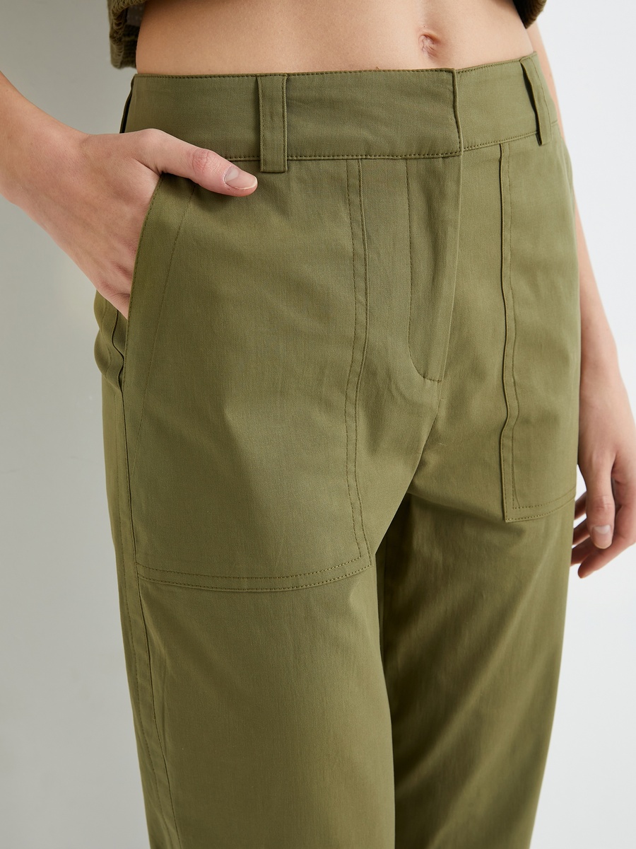 High Rise Carrot Pants