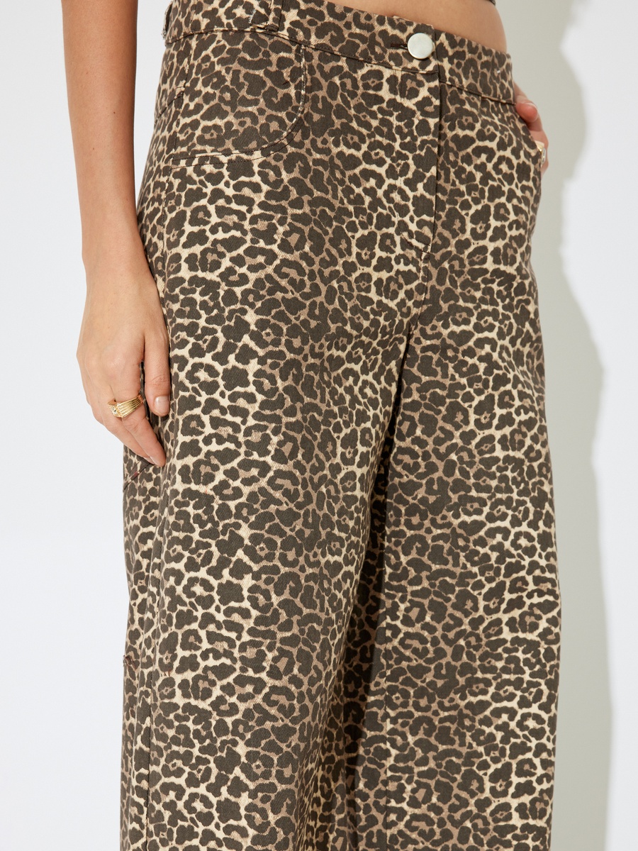 Leopard Print Trousers