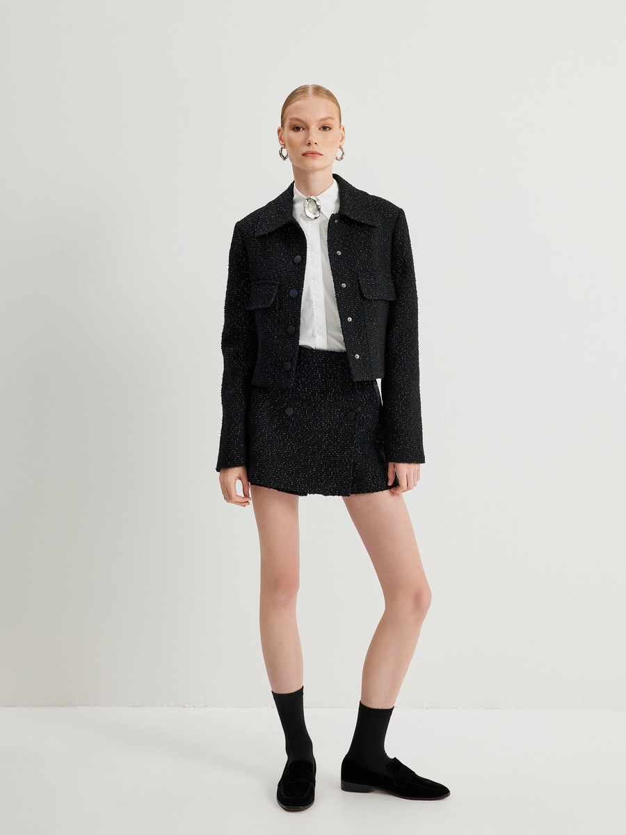 Crop Tweed Jacket