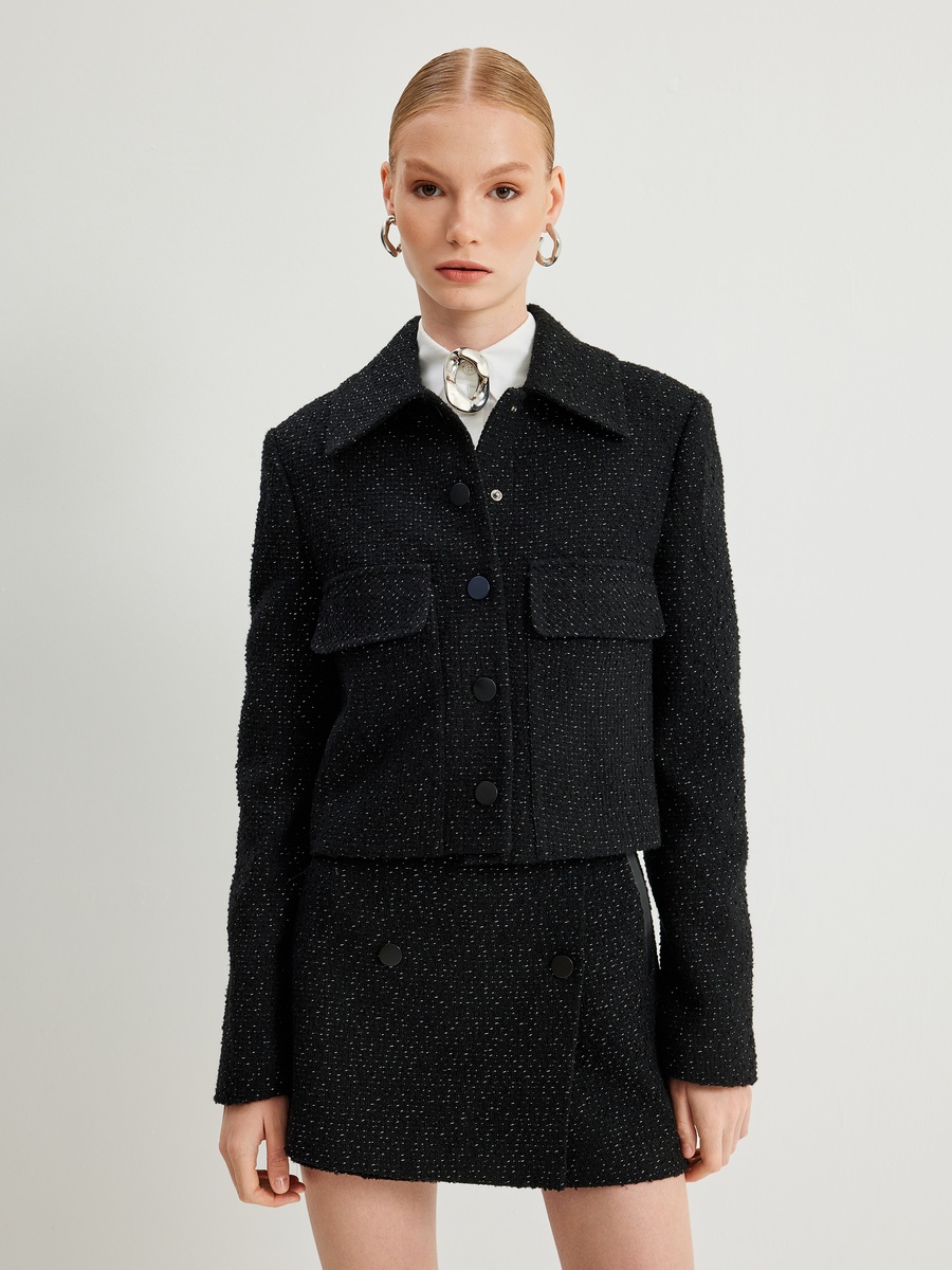 Crop Tweed Jacket