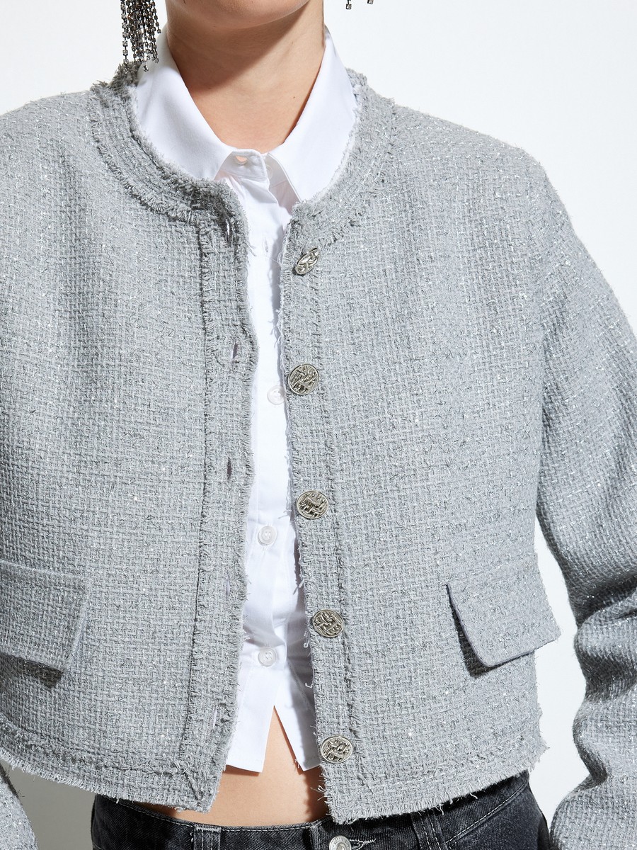 Tweed Crop Jacket 