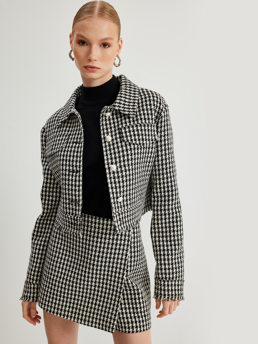 Tweed Crop Jacket 