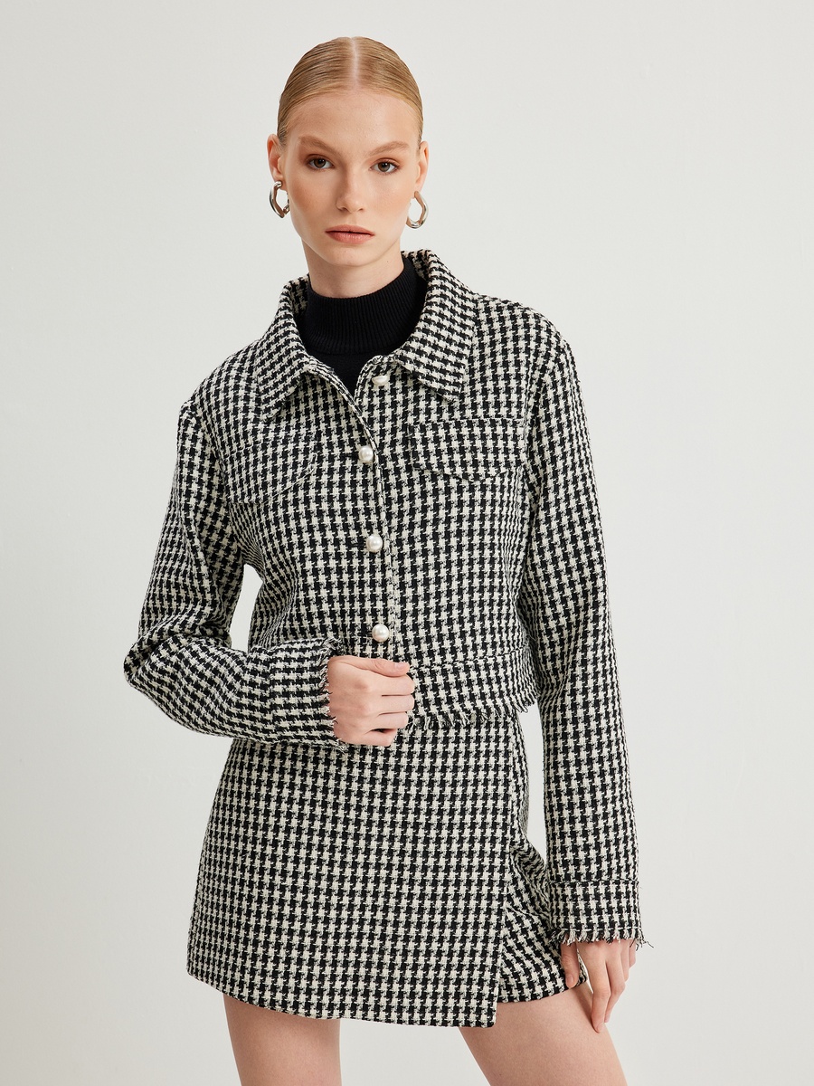 Tweed Crop Jacket 