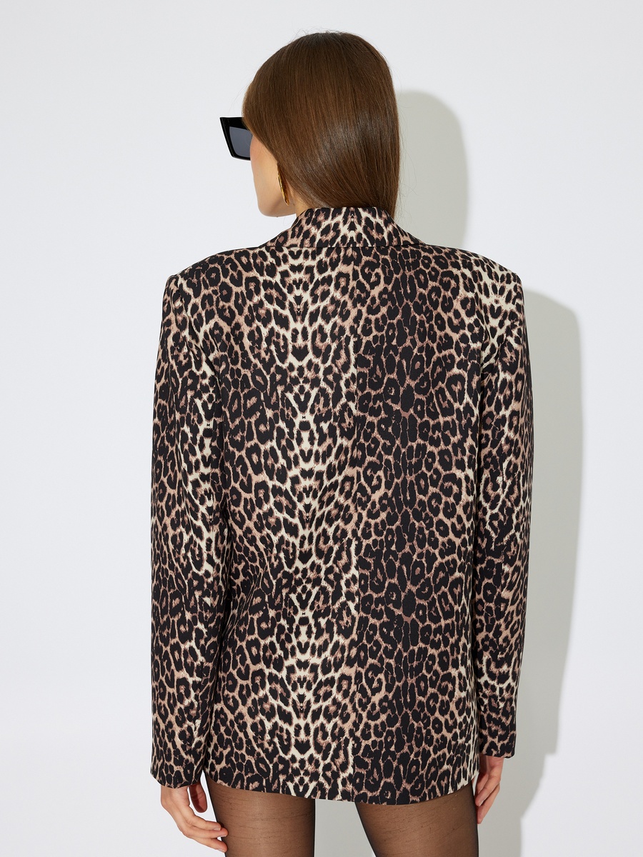 Leopard Blazer