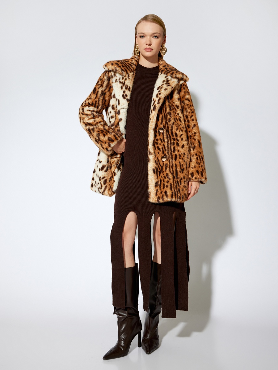 Asymmetric Knit Dress