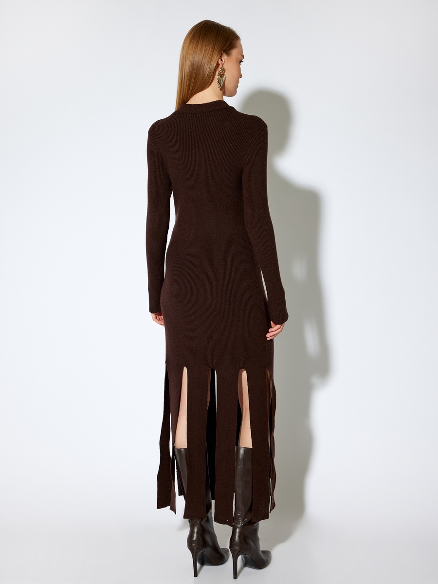 Asymmetric Knit Dress