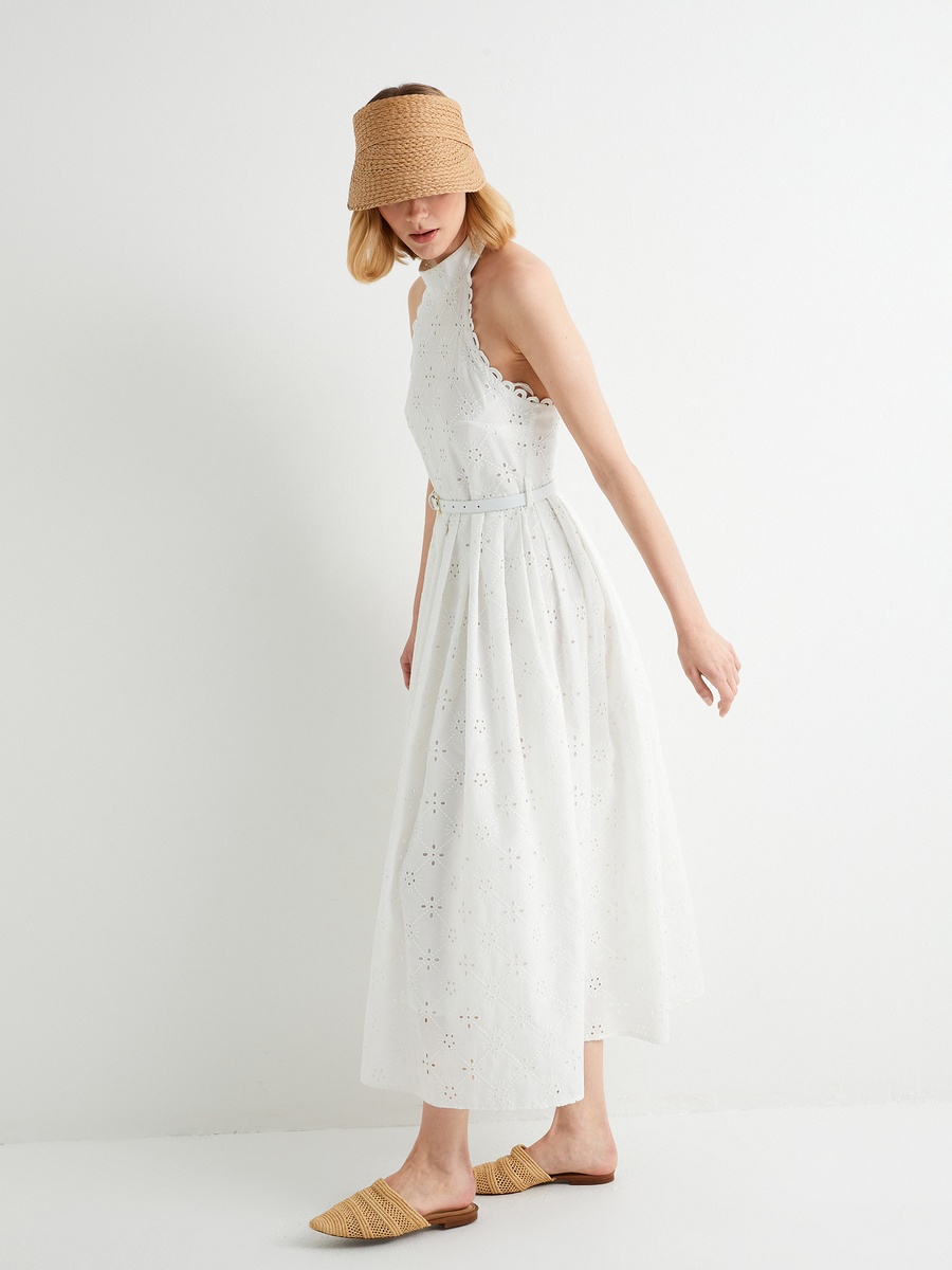 Midi Cutwork Dress
