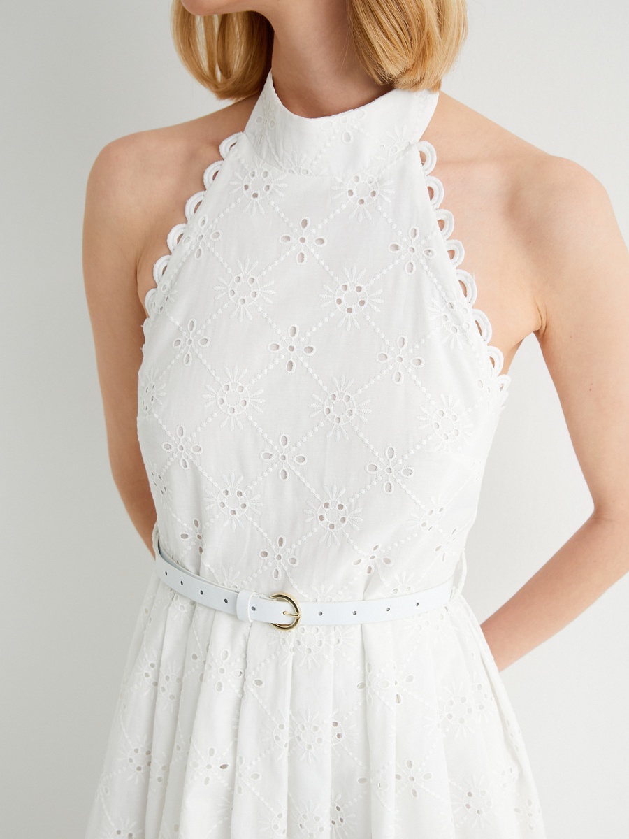 Midi Cutwork Dress