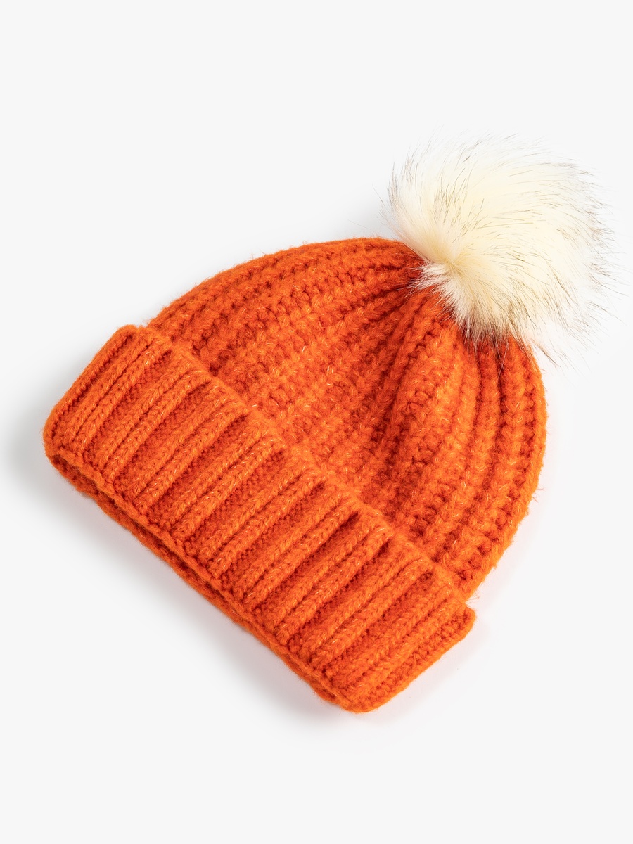 Rib-Knit Beanie