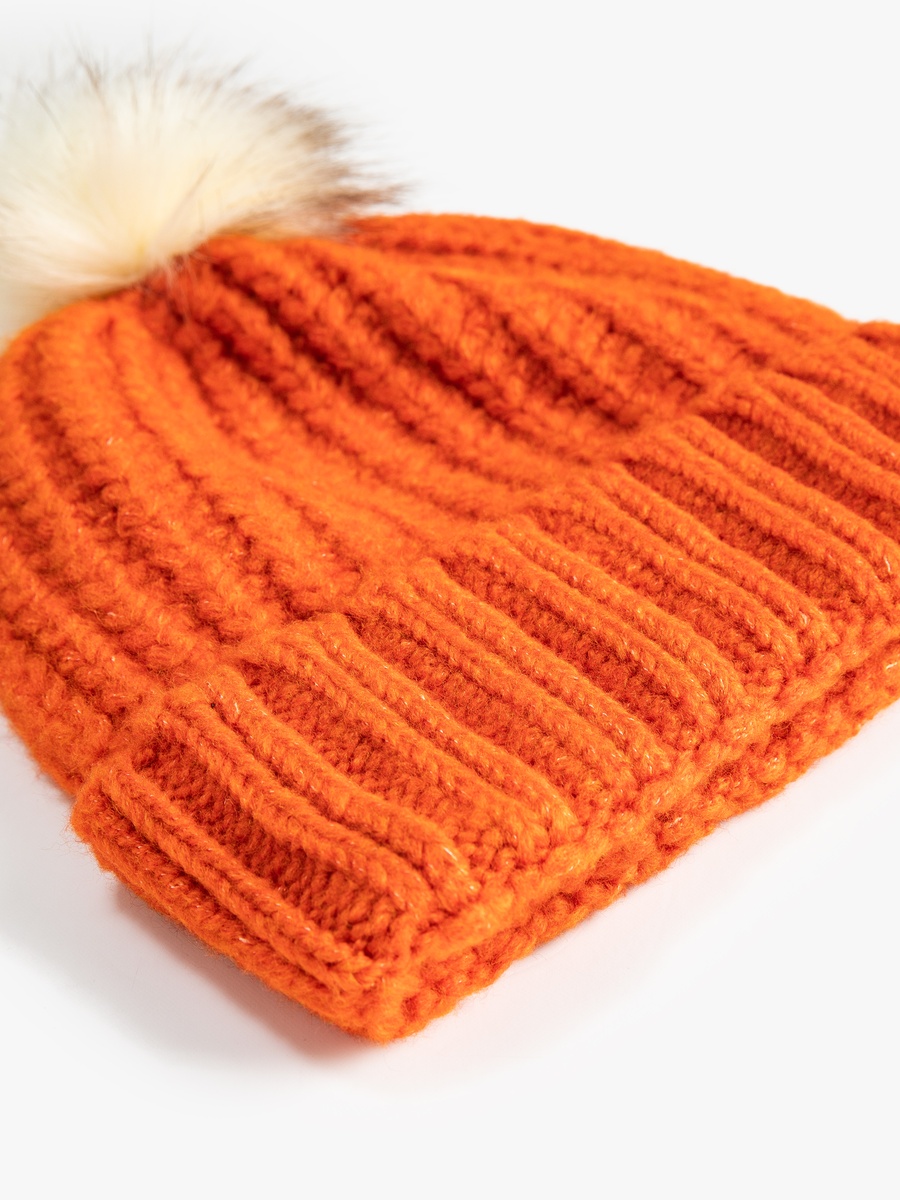 Rib-Knit Beanie