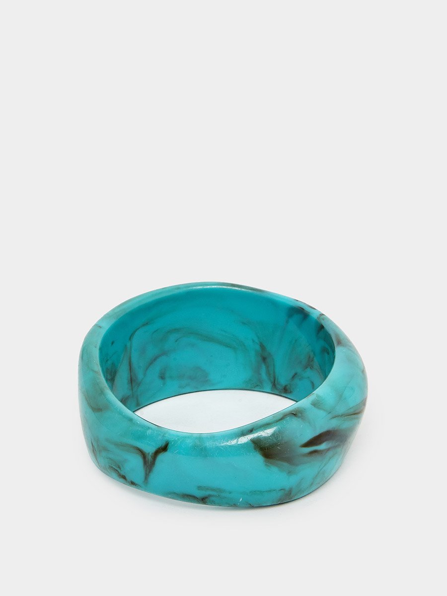 Gemstone Decor Bangle