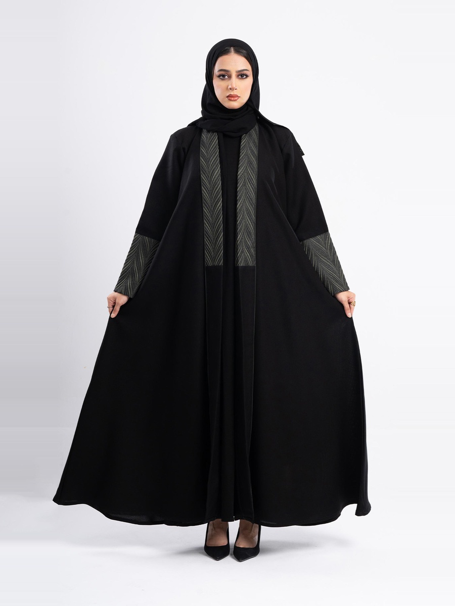 عباية نازلي مع حجاب