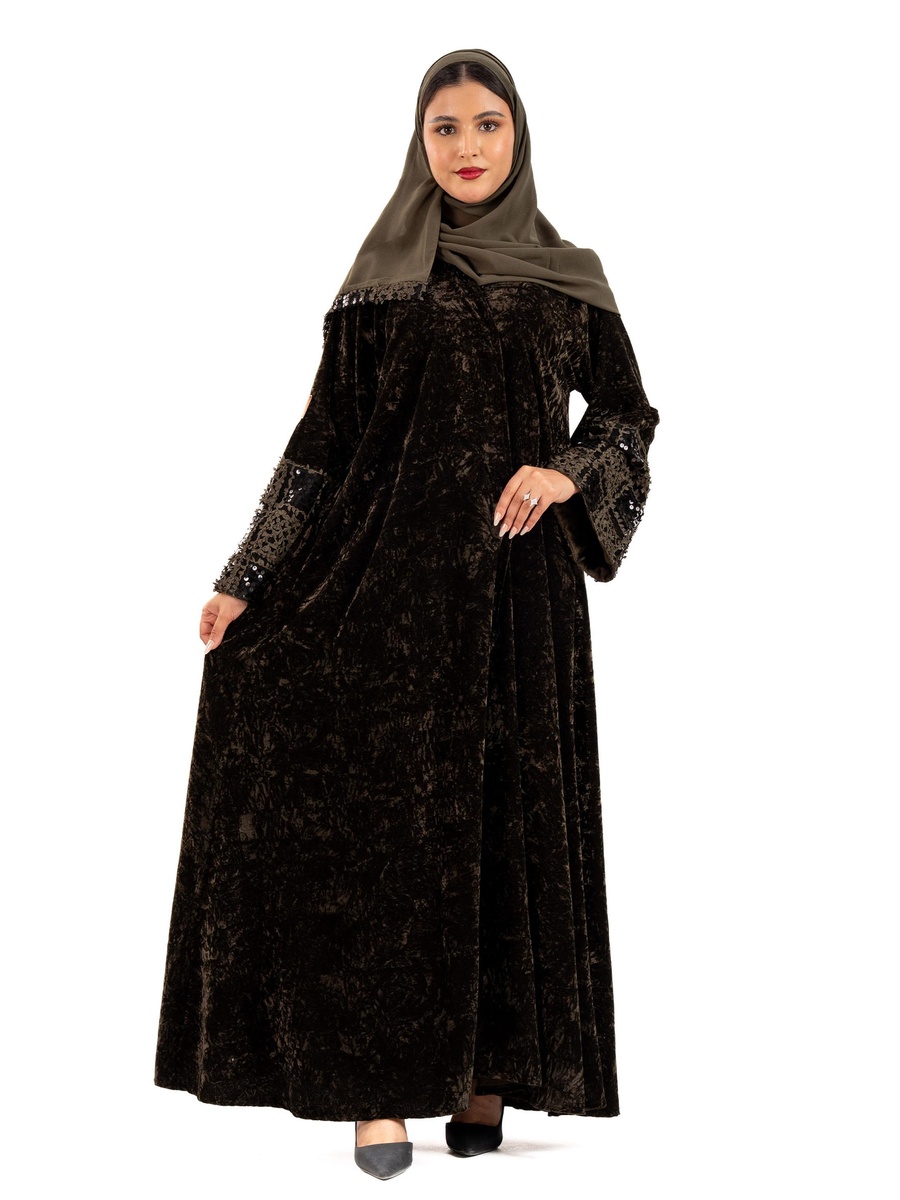 Embellished Afnan Abaya with Hijab