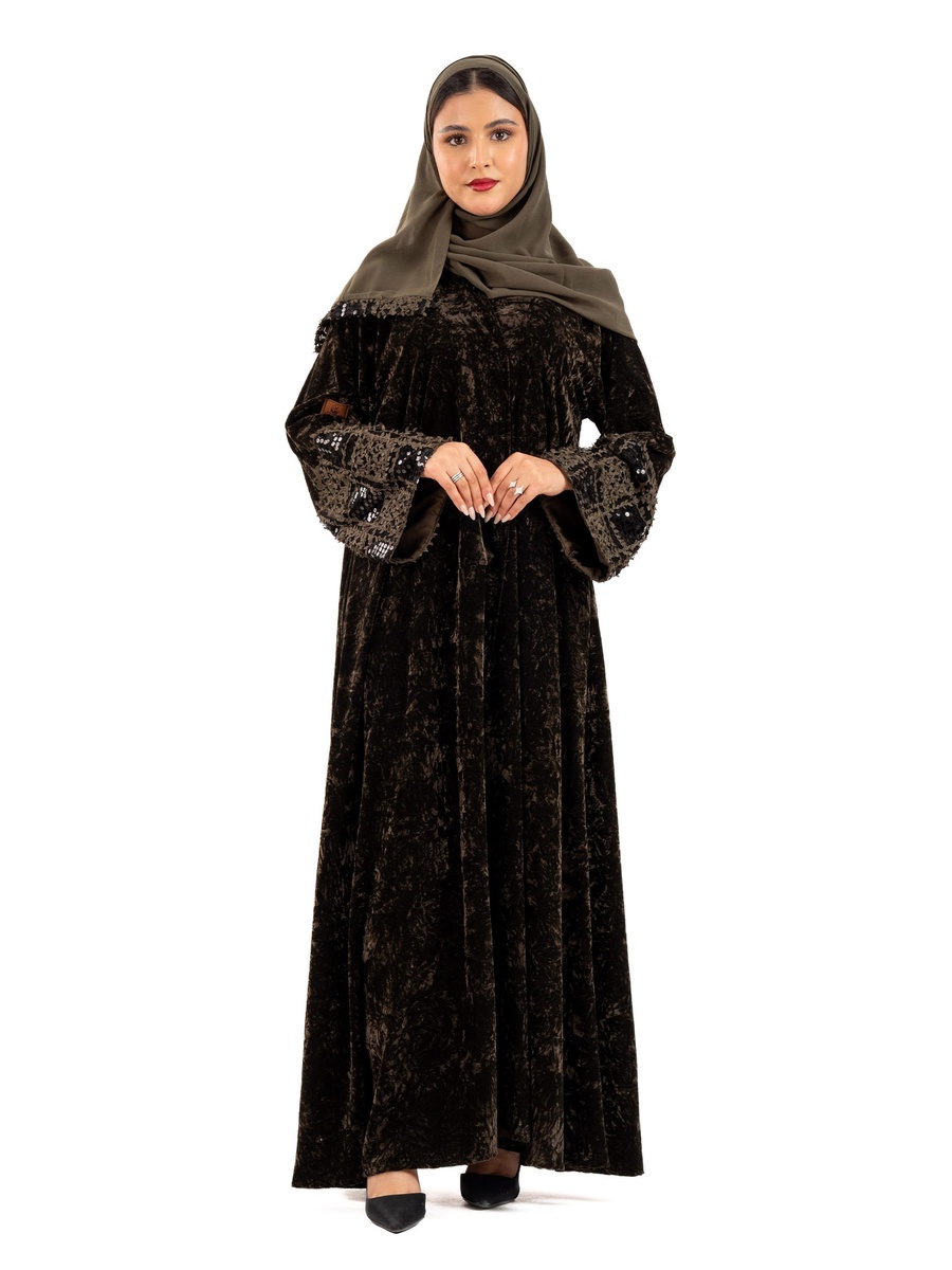Embellished Afnan Abaya with Hijab